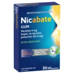 Nicabate Chewing Gum 4mg 30pk